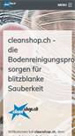 Mobile Screenshot of cleanshop.ch